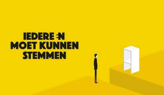 Tekst: Iedereen moet kunnen stemmen