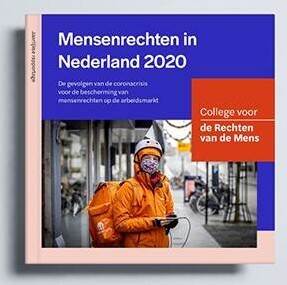 Kaft publicatie Mensenrechten in Nederland 2020