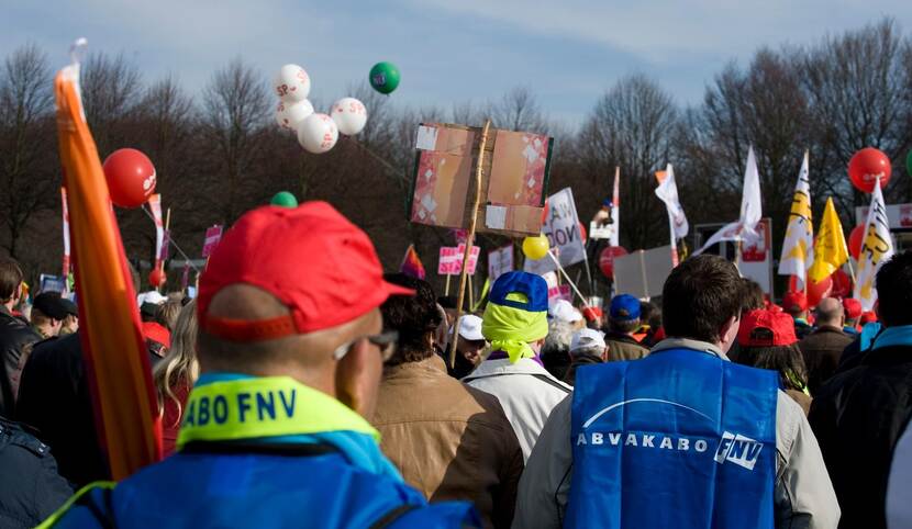 FNV demonstratie